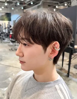 カラー パーマ メンズ 今宫 ななのヘアスタイル