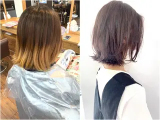 ショート レイヤーカット、 大人可愛い　中村美羅のヘアスタイル