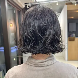 ショート パーマ mee.表参道所属・ボブ/ショート /パーマ/shinのヘアスタイル