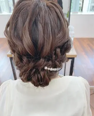 セミロング ヘアアレンジ GRANLUSSO 〜グランルッソ駅前店所属・木口 嘉美のヘアスタイル