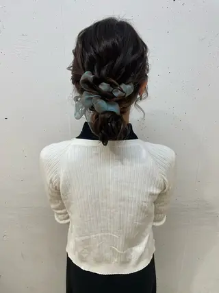 セミロング カラー ヘアアレンジ 髪質改善/縮毛/新宿 🫧SUZUKA🫧のヘアスタイル