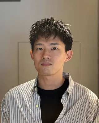 ショート パーマ メンズ スパイキーショート 大人パーマ 丸山のヘアスタイル