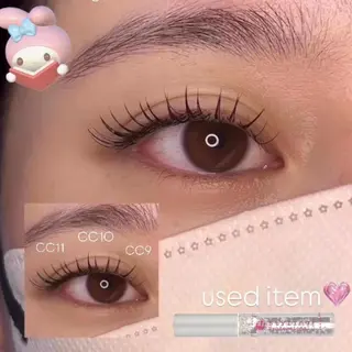 マツエク・マツパ mishu eyelash  salon所属・赤井 真珠のマツエク・マツパデザイン