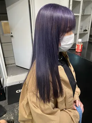 ロング カラー パーマ ヘアアレンジ メンズ nico TOKYO 渋谷所属・ブリーチ　ハイトーン 特化🌈フジタハルキのヘアスタイル