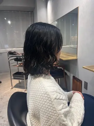 ミディアム スパイラルパーマ /神野のヘアスタイル