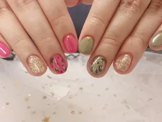 ネイル MiKi Nai池袋 長さだし得意のネイルデザイン