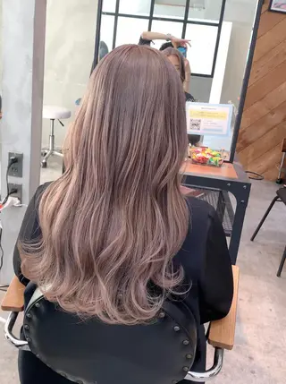 ロング カラー lafith hair leco所属・西金 徹のヘアスタイル
