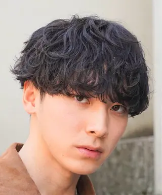 パーマ メンズ 仙台フェザーパーマ/ fifth/遠藤楓雅のヘアスタイル