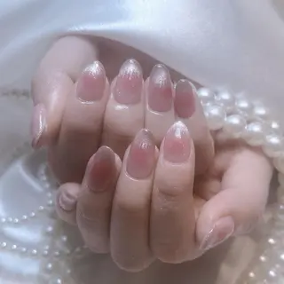 ネイル RAFFINE 月🦋🩵のネイルデザイン