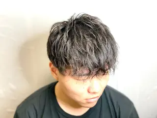 ミディアム メンズ HIRO GINZA 池袋東口店所属・林田 龍明のヘアスタイル