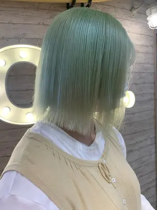 ショート カラー ウルフ🐺/ボブ ハイトーン🌈/増田のヘアスタイル