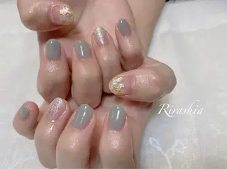 ネイル うる艶/透明感 Rirashaのネイルデザイン