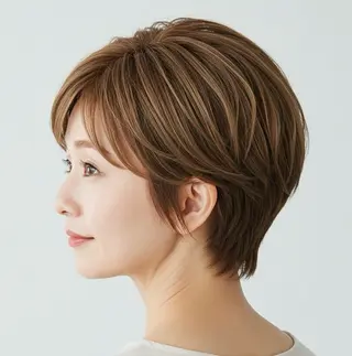 ショート 🫧似合わせショート ゴヤ🫧のヘアスタイル