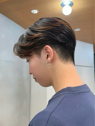 メンズ nicoTOKYO 原宿所属・センターパート /メンズ/海野颯生のヘアスタイル