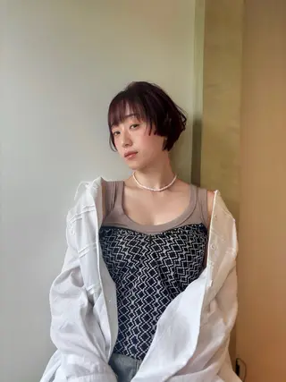 ショート 白土 さくらのヘアスタイル