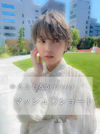 ショート カラー 顔周りレイヤー/ボブ 銀座✨中野まさひろのヘアスタイル