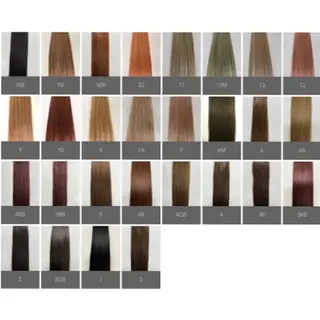 ロング ブリーチなしカラー ダブルカラーエクステのヘアスタイル