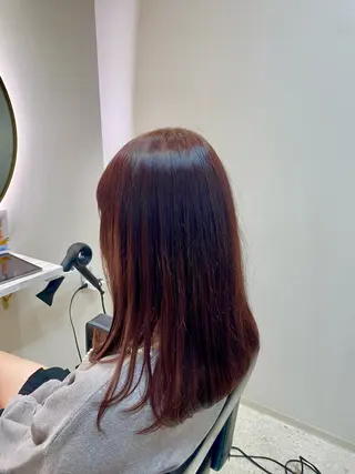 ロング カラー 韓国🇰🇷艶髪 ケアカラーSHURIのヘアスタイル