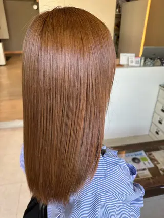 セミロング ツヤ髪質改善 💜れいな💜のヘアスタイル