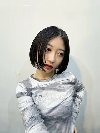 ミディアム カラー 山中 束真のヘアスタイル