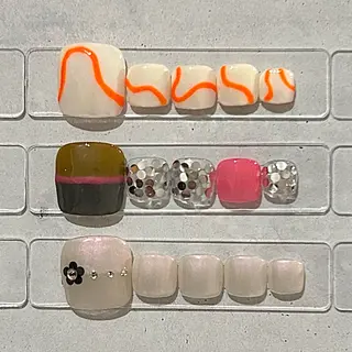 ネイル PU＋ON. nail works所属・Jr.nailist ayaのネイルデザイン