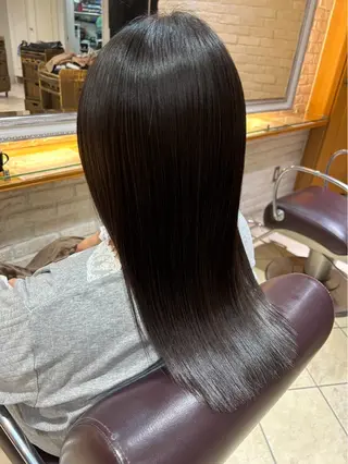 ロング 佐藤貫成【縮毛矯正/ カラー/髪質改善】のヘアスタイル