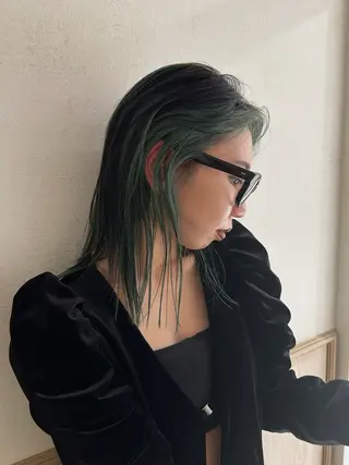 ミディアム カラー Sora/レイヤー/ 似合わせカラー🤎のヘアスタイル