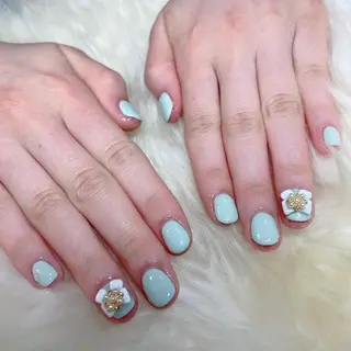 ショート 💜MIYA nail川崎店のネイルデザイン