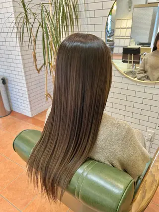 ロング カラー 石井 佑樹のヘアスタイル