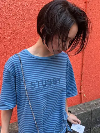 ショート nessヤマサキ リュウタのヘアスタイル