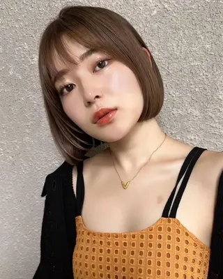 ミディアム 🎀大川 錬🎀 ブリーチなしWカラーのヘアスタイル