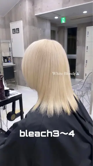 ミディアム カラー ヘアアレンジ メンズ のん🎀ハイトーン/ レイヤーカット🐳のヘアスタイル