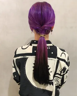 ロング カラー ヘアアレンジ 優作 〜圧倒的信頼〜のヘアスタイル