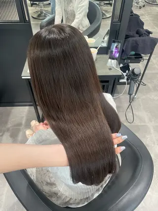 ロング カラー 🎀暖色/ラベンダー /paru🤍のヘアスタイル