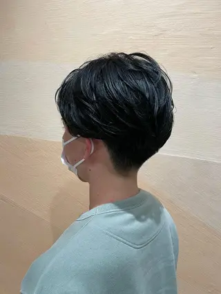 メンズ 箭内葉月/メンズ👔 ワンカールパーマのヘアスタイル