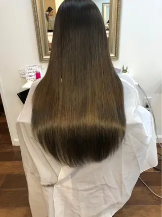 ロング 艶カラー/フェイス レイヤー/たむのヘアスタイル