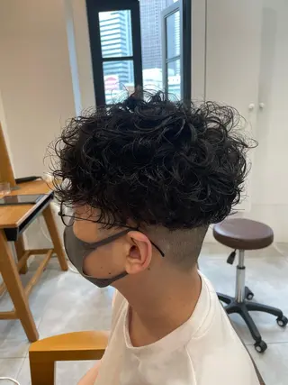 ショート パーマ メンズ ☆1109☆所属・メンズ大歓迎‼︎ ✨seigo✨のヘアスタイル