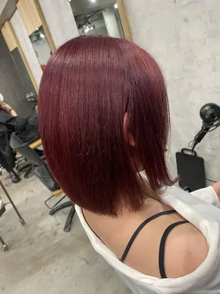 ミディアム カラー 髪質改善/レイヤー カット手塚奨のヘアスタイル