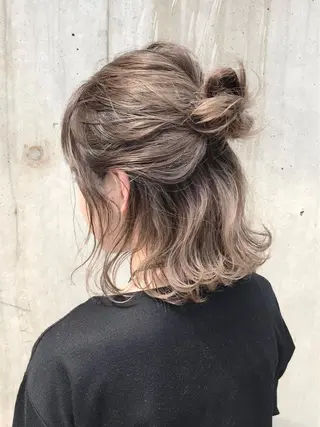 ショート カラー ボブ・レイヤーカット 吉敷航一のヘアスタイル