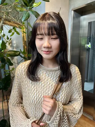 ミディアム December/ jingumae所属・【カットモデル募集】 yuzuのヘアスタイル