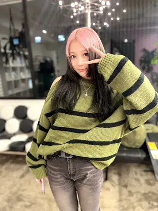 ロング カラー three所属・TOTA 唯一無二カラーのヘアスタイル