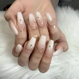 ネイル 🎀nana🫧 ワンホンネイル🎀のネイルデザイン