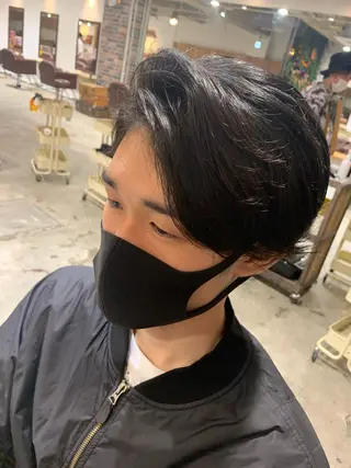 ショート メンズ ショート🌼パーマ 本間正子のヘアスタイル