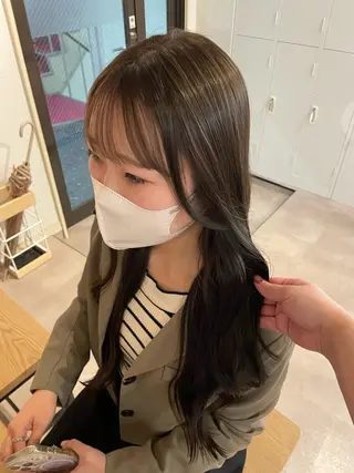 ロング カラー ボブ/透明感カラー /nicoのヘアスタイル