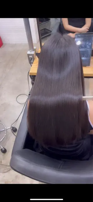 ロング カラー パーマ SIUN所属・とうだだいき 美髪縮毛矯正/艶髪のヘアスタイル