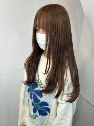 ロング カラー land所属・透明感カラー/レイヤ ー🌙Honokaのヘアスタイル