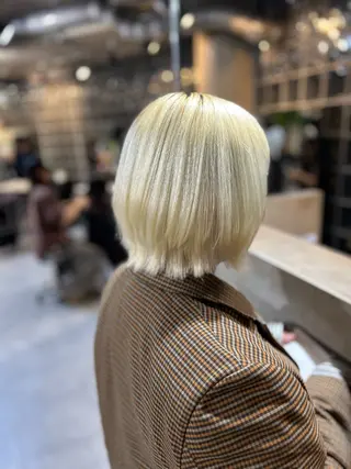 ショート 🌷ブリーチ縮毛矯正 /mina🌷のヘアスタイル