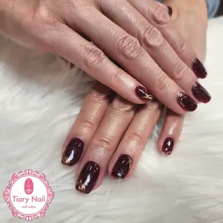 ネイル 💙🤍Tiary M🤍💙のネイルデザイン