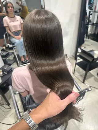 ロング カラー ヘアアレンジ 透明感/ブリーチ/ 髪質改善💛miuのヘアスタイル