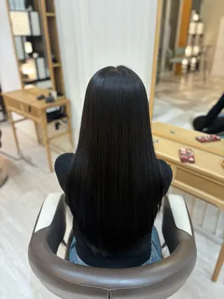 ロング カラー 🪐韓国／グレージュ ／ ｓａｋｕｒａ☽⋰のヘアスタイル